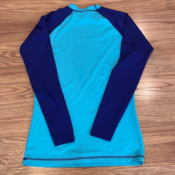 Roxy Swim Rash Guard Rashguard Size 10 - Picture 2 of 6